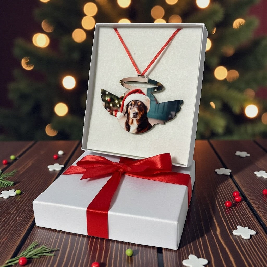 Adorno para árbol con foto