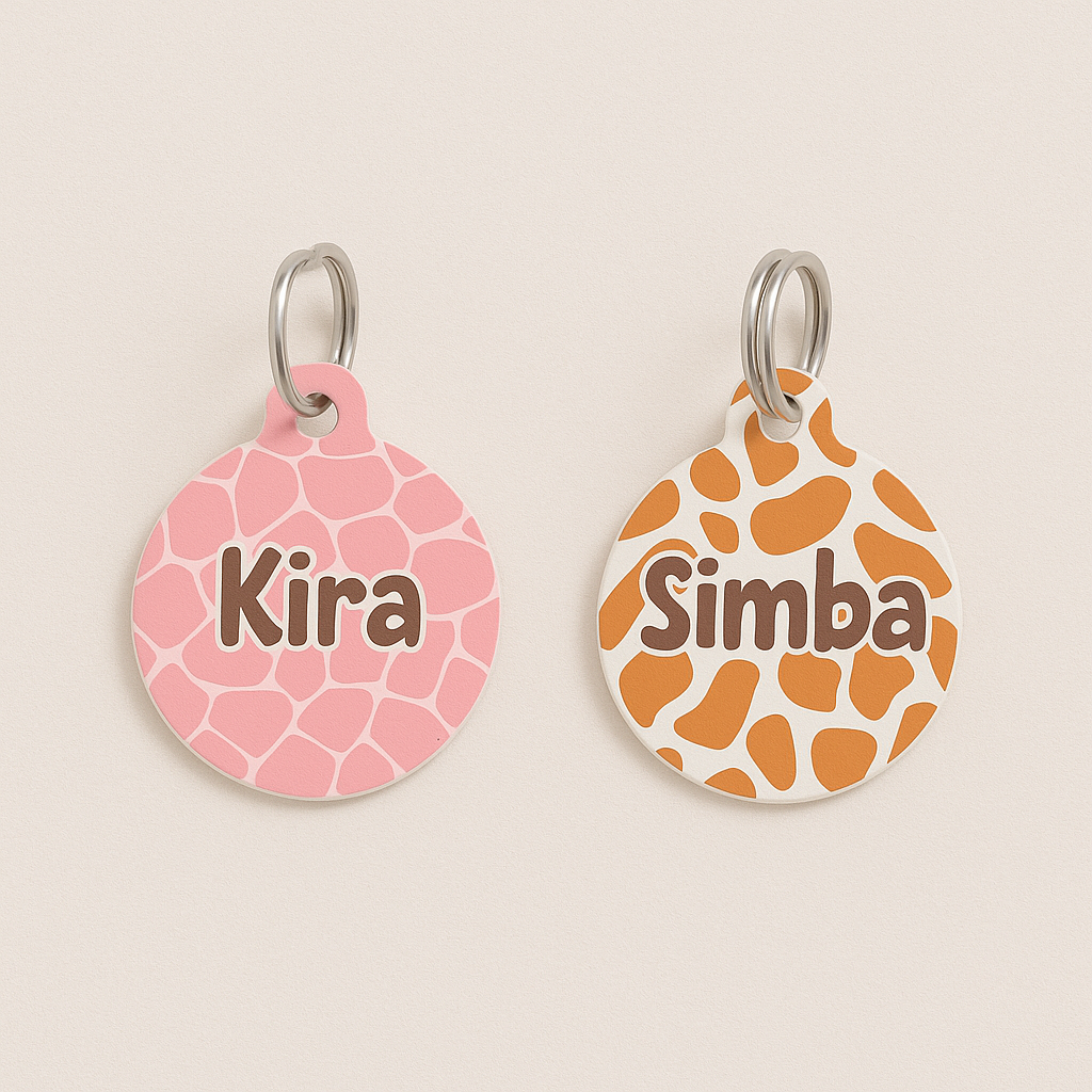 Chapa identificativa Animal Print