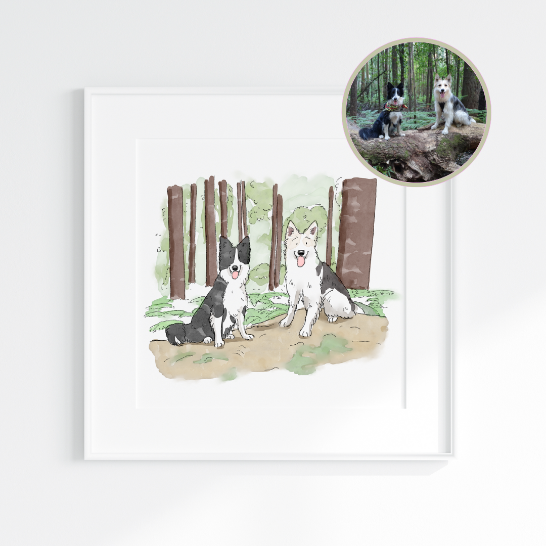 Ilustración Estilo Acuarela Storybook