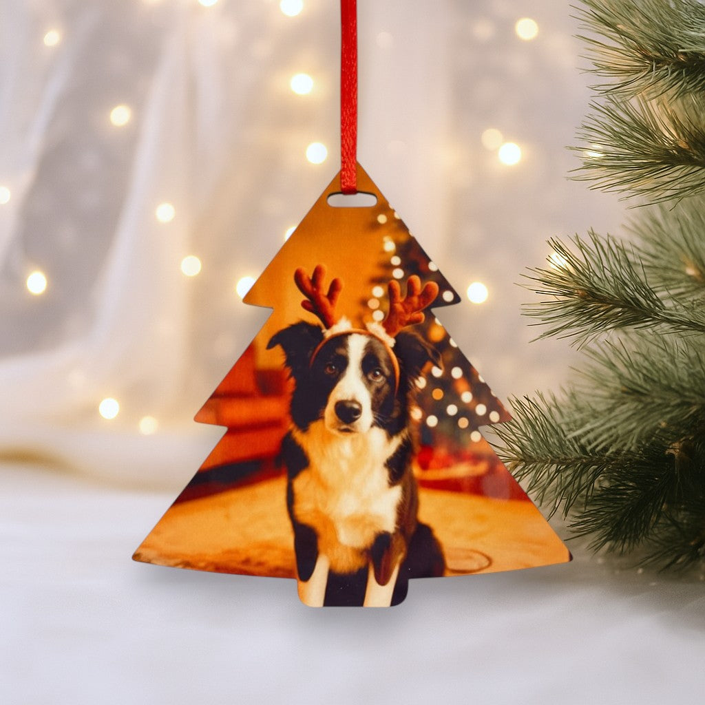 Adorno para árbol con foto