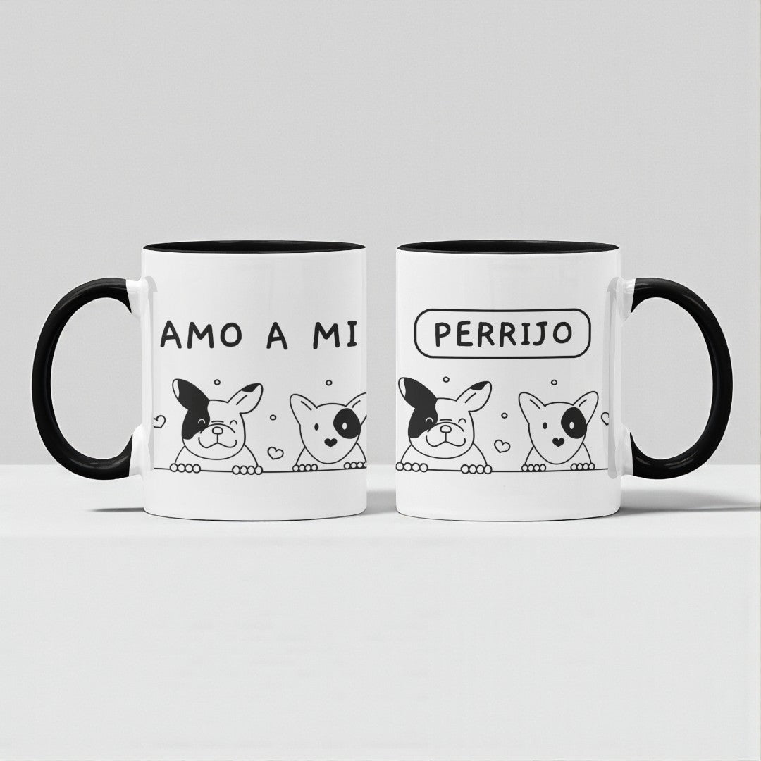 Taza "Amo a mi perriijo"
