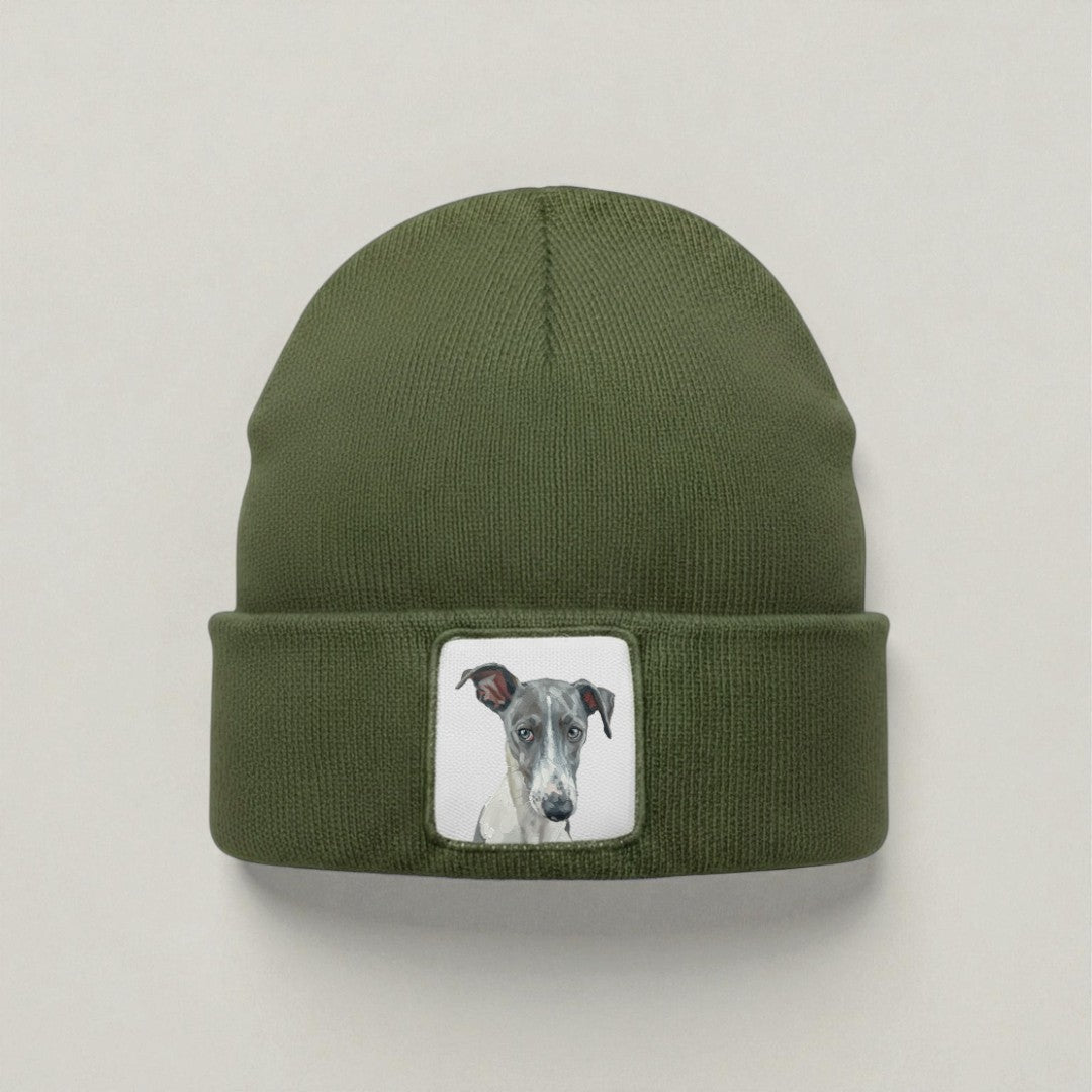 Gorro personalizado con ilustración estilo acuarela