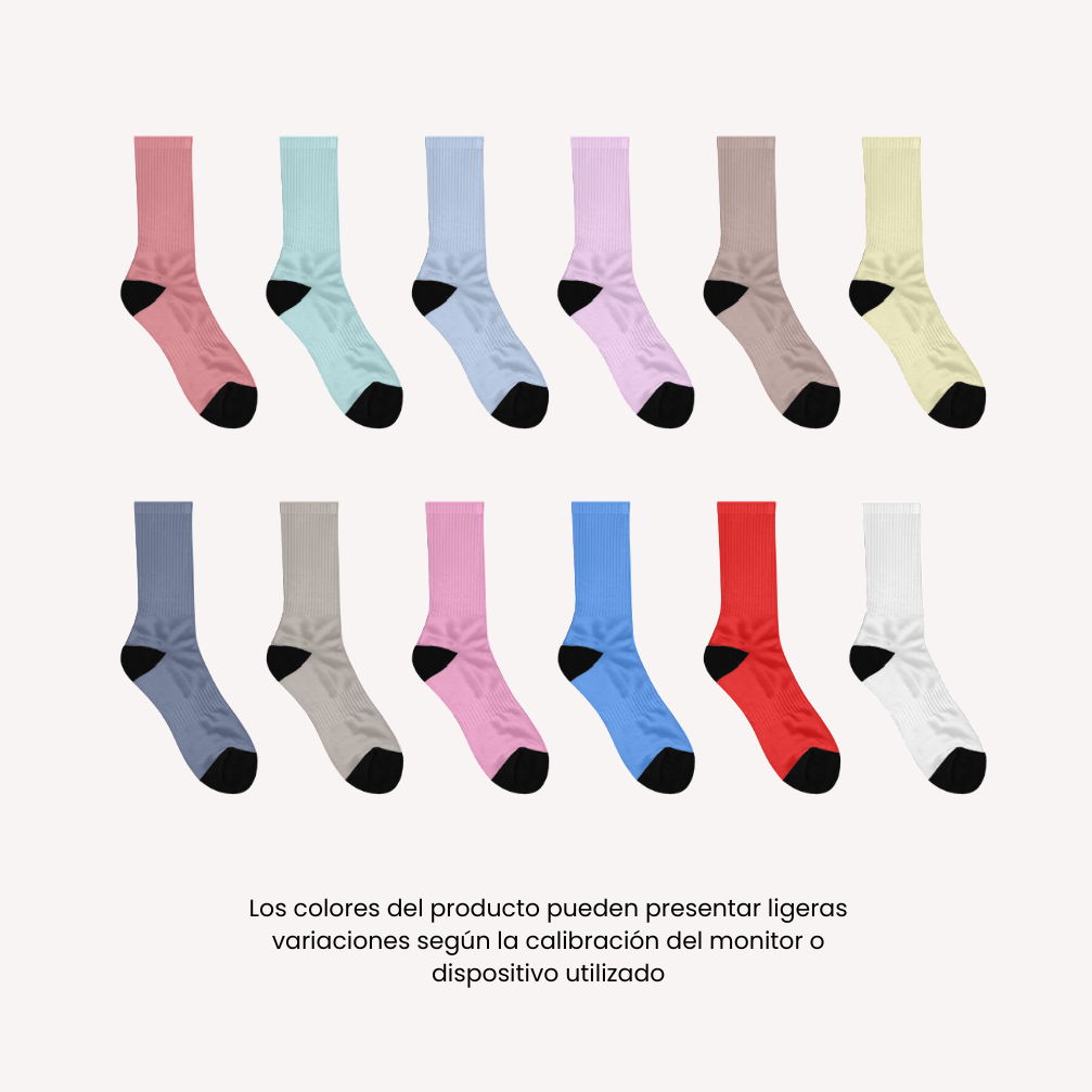 Calcetines personalizados corazones