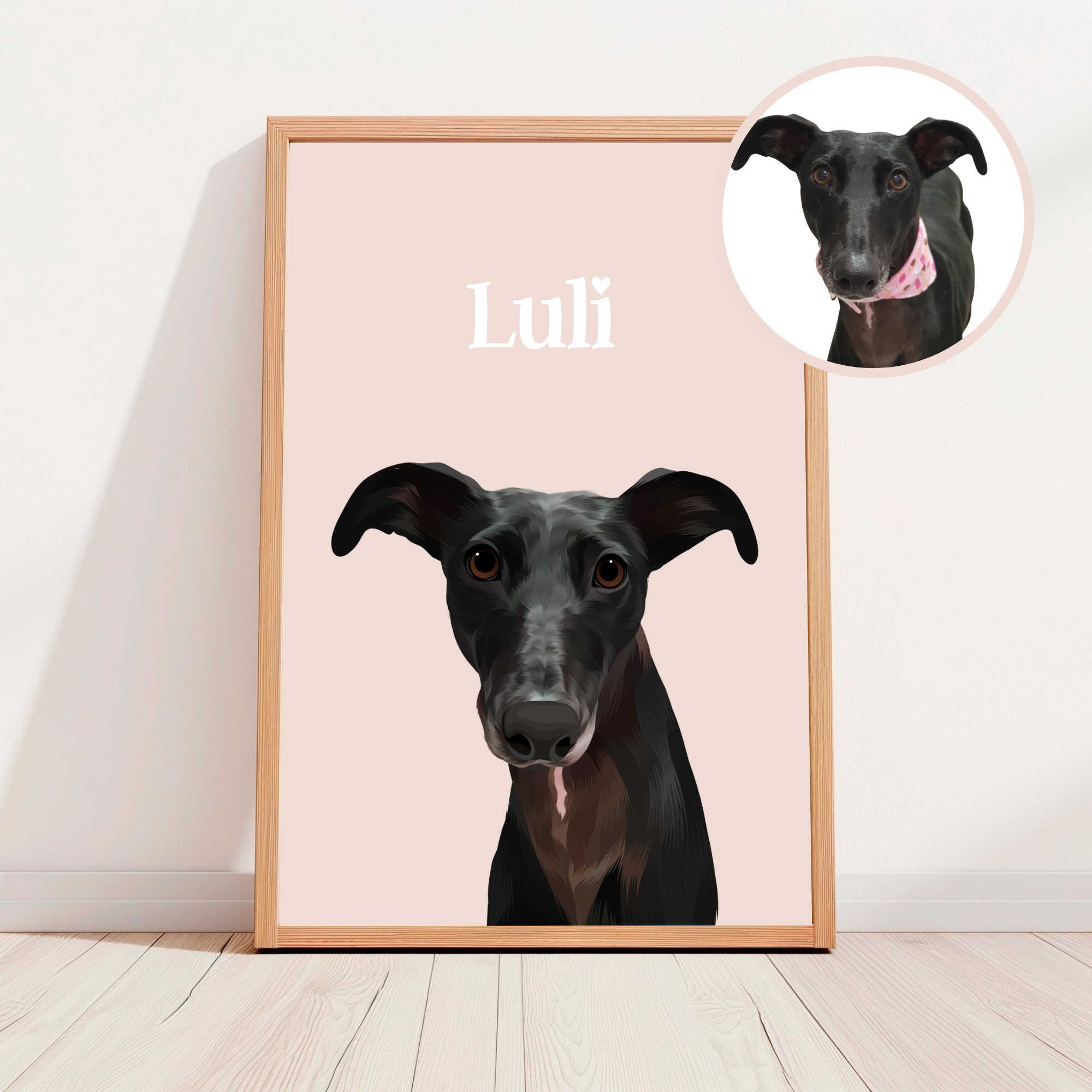 Ilustración Realista Perro