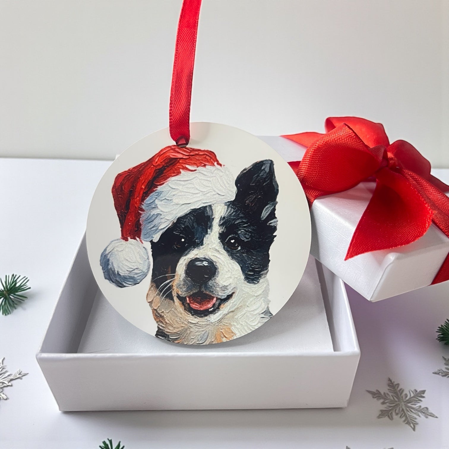 Adorno para árbol ilustración Pinceladas