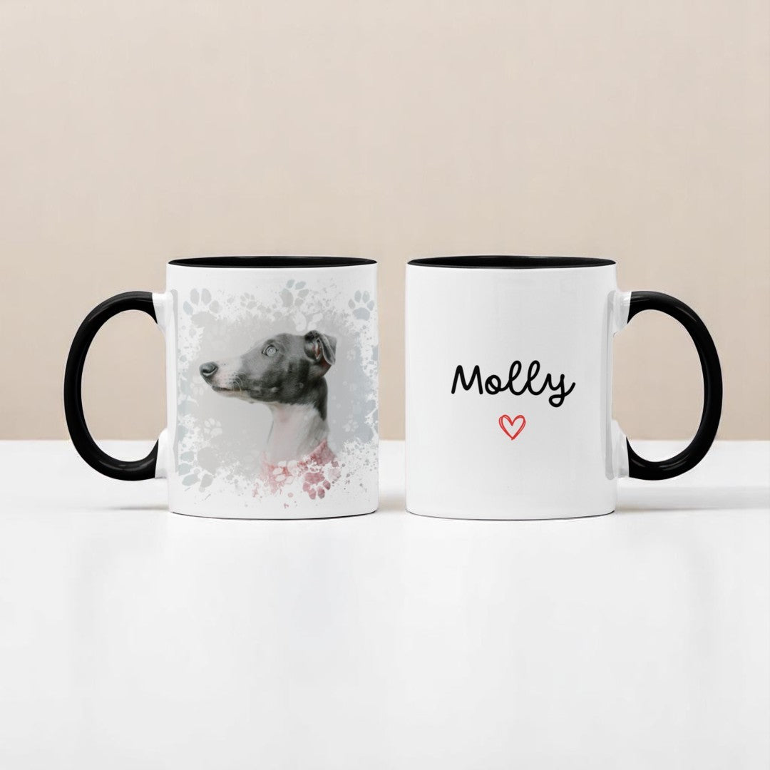 Taza huellas con foto