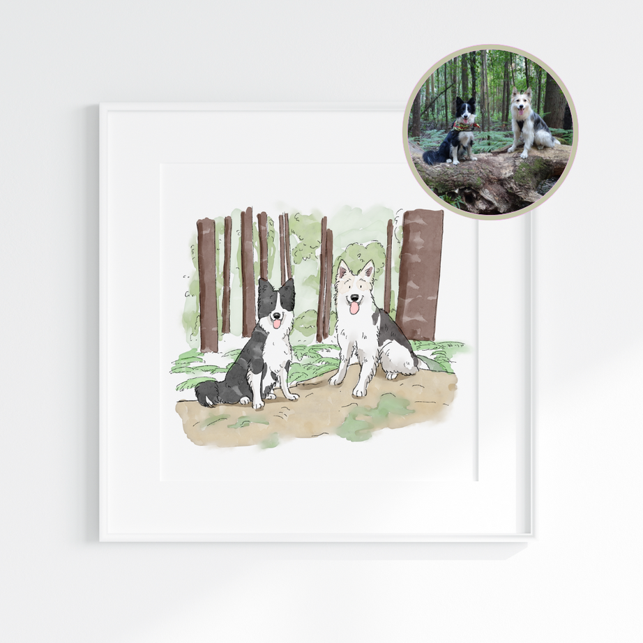 Ilustración Estilo Acuarela Storybook