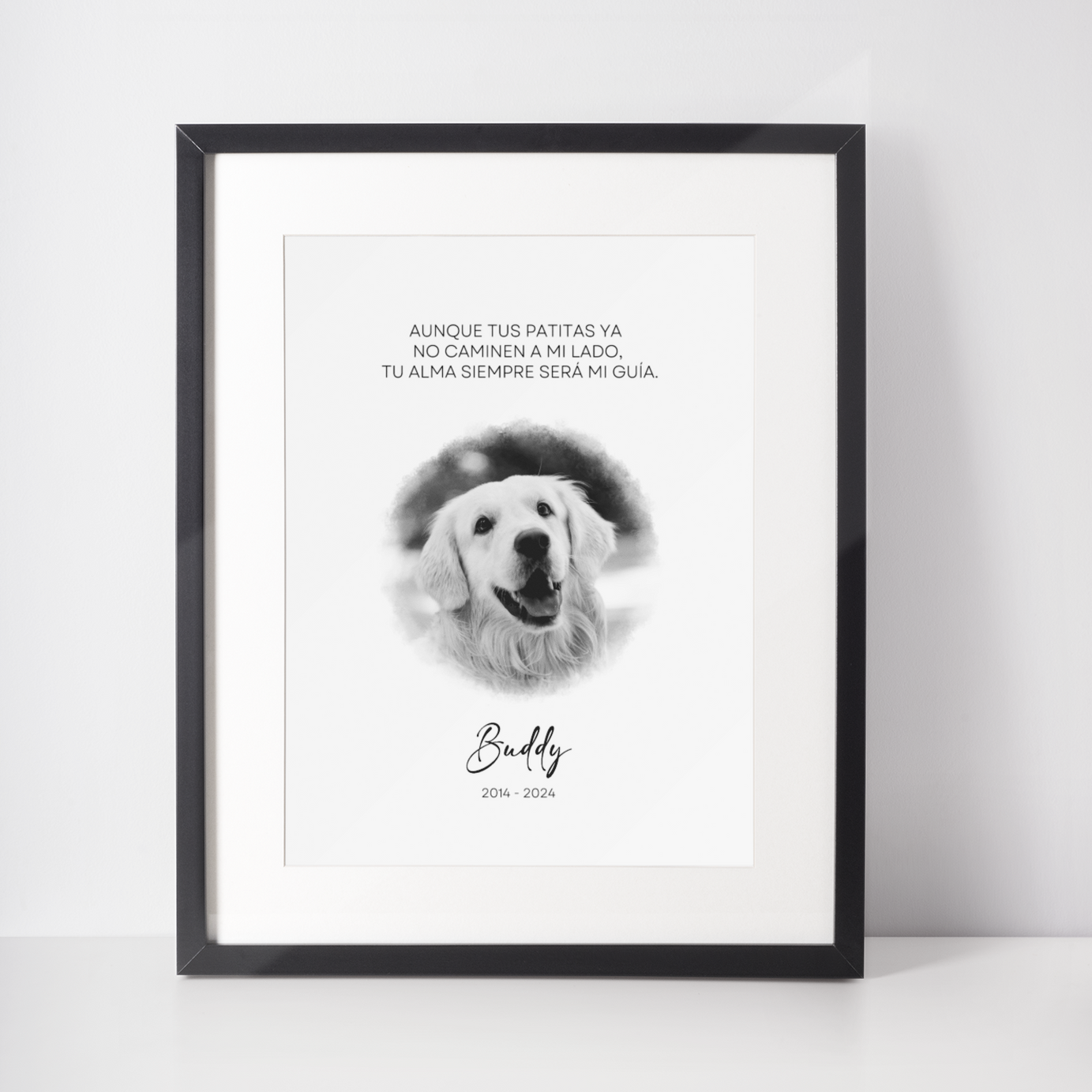 Impresión conmemorativa B&N