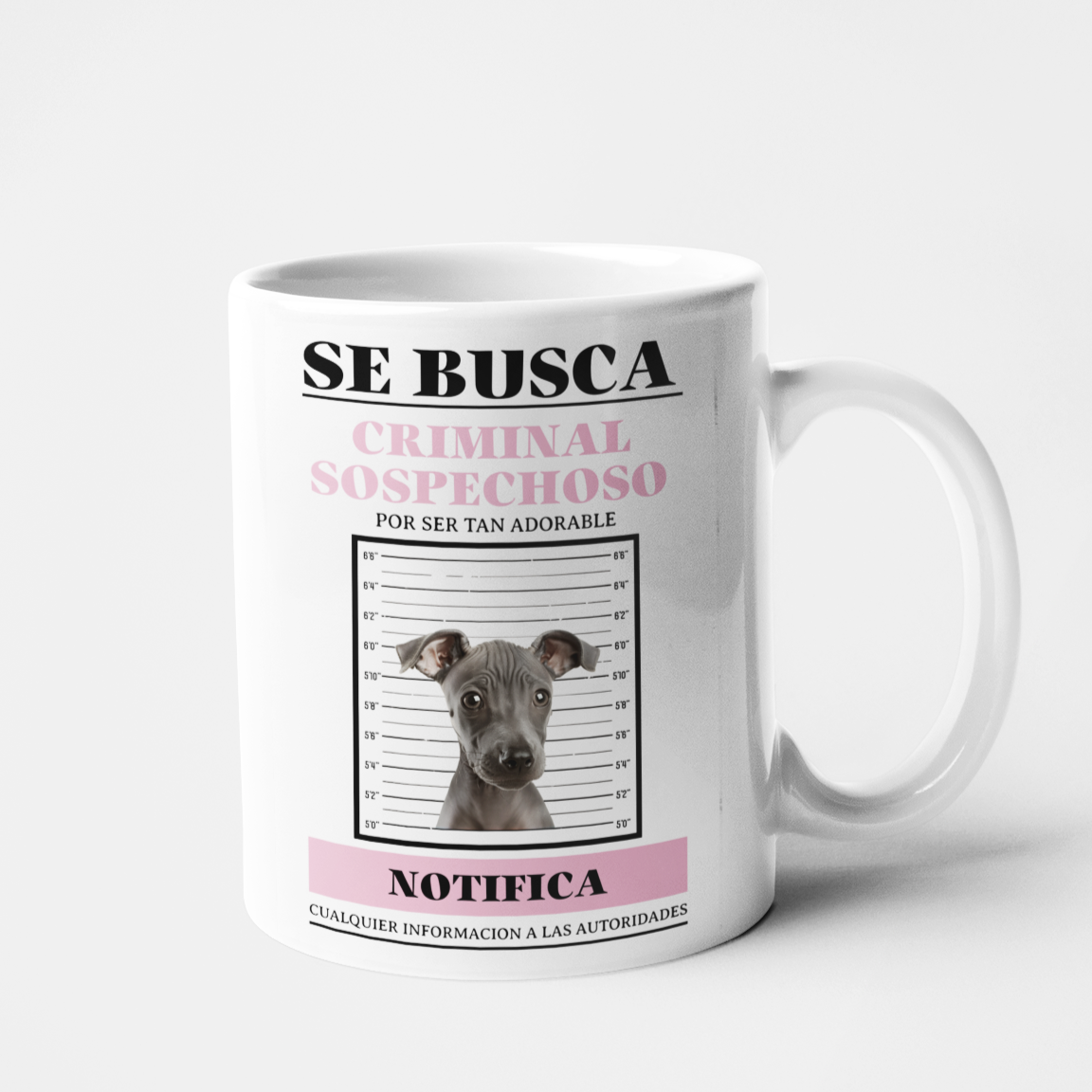 Taza personalizada "Se busca"