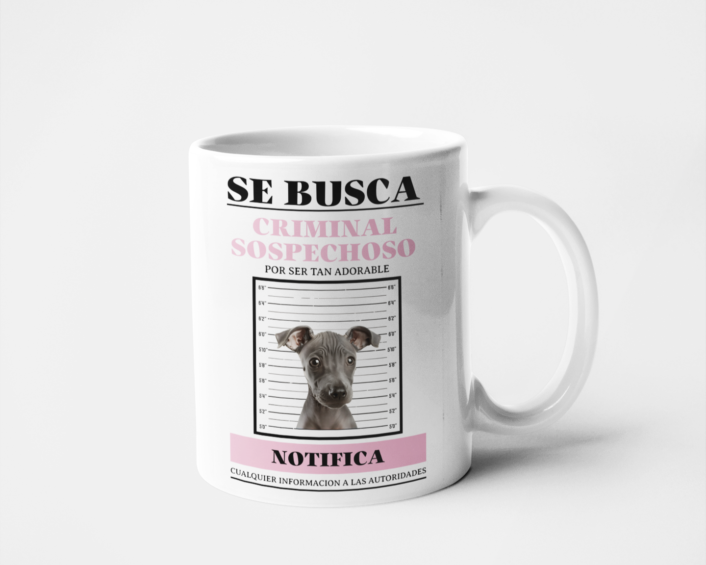 Taza personalizada "Se busca"