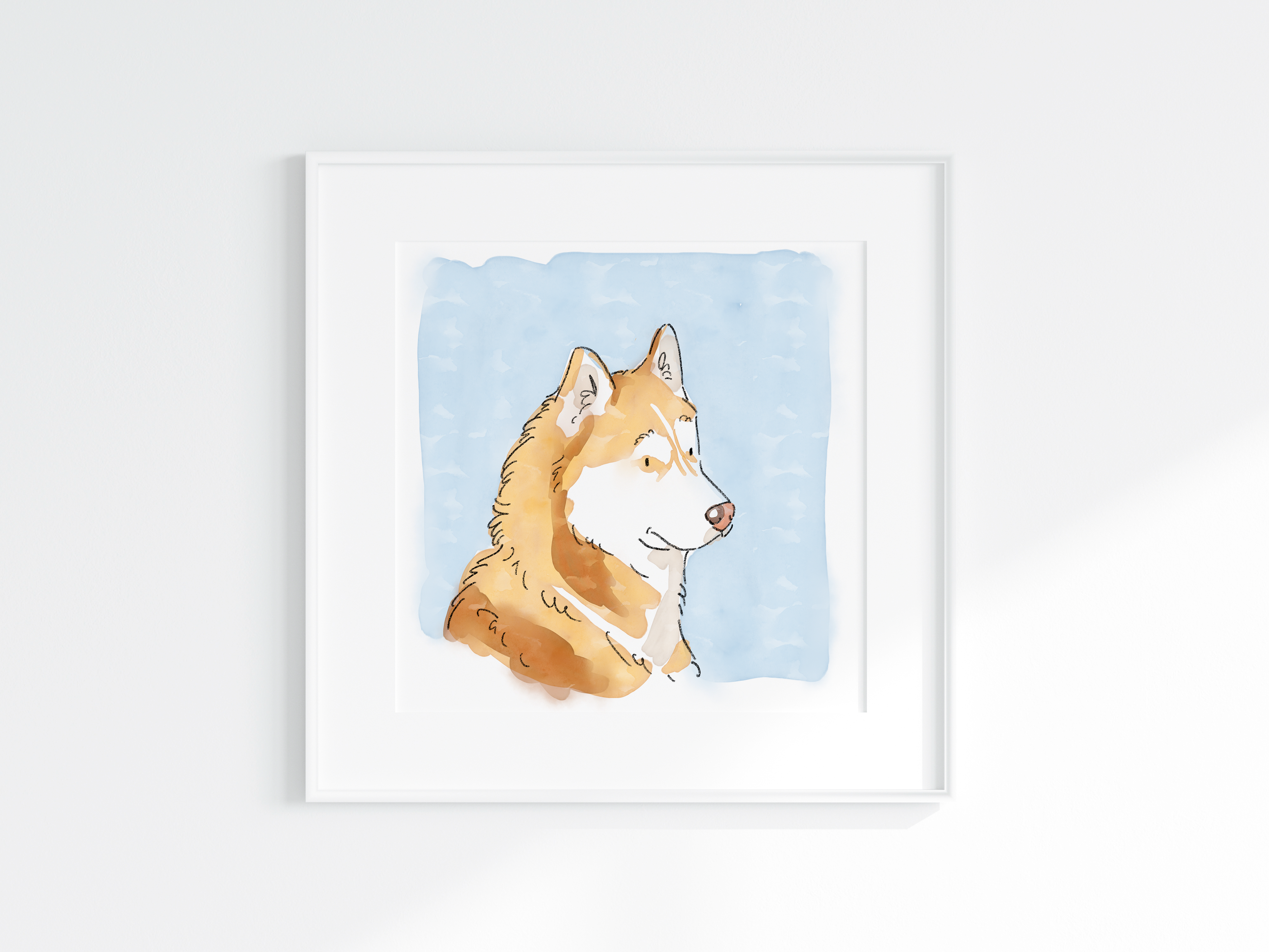 Ilustración Acuarela Storybook Retrato