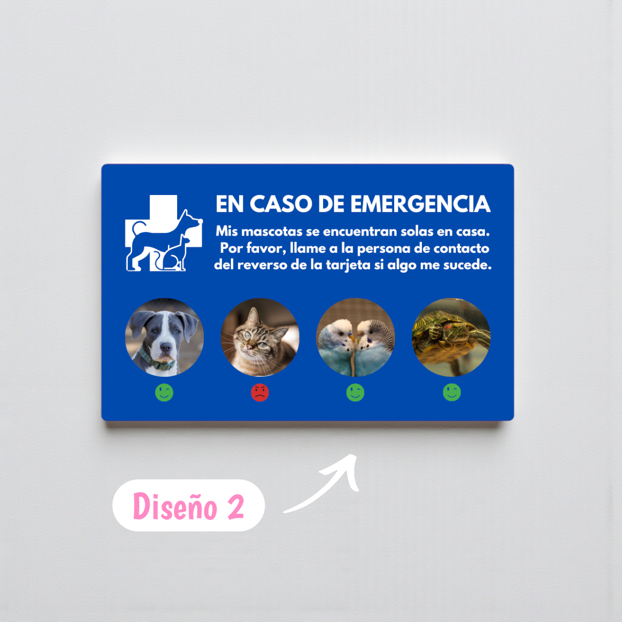 Tarjeta de emergencia + 1 GRATIS