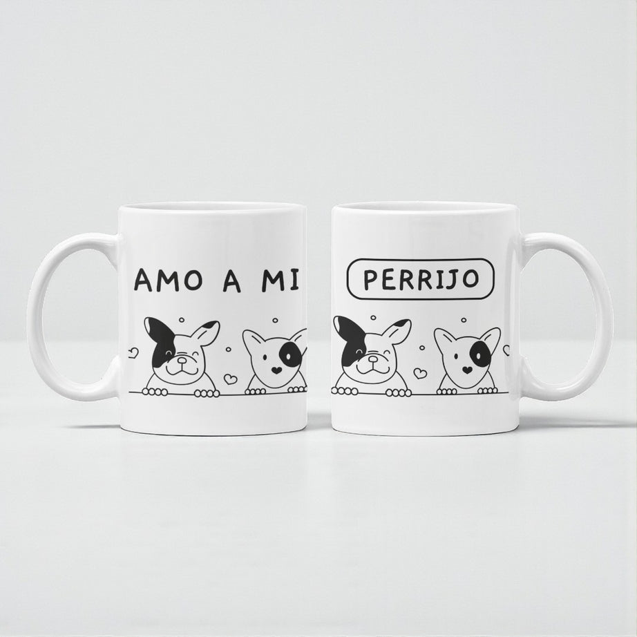 Taza "Amo a mi perriijo"
